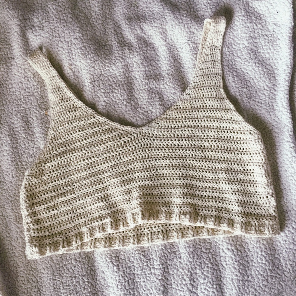 Handmade Crochet Crop Tank
